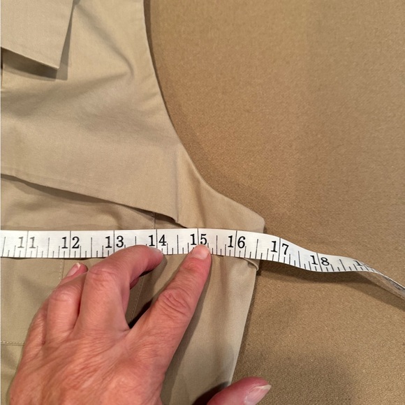 Elie Tahari Khaki Dress - Size 2 - Picture 13 of 15